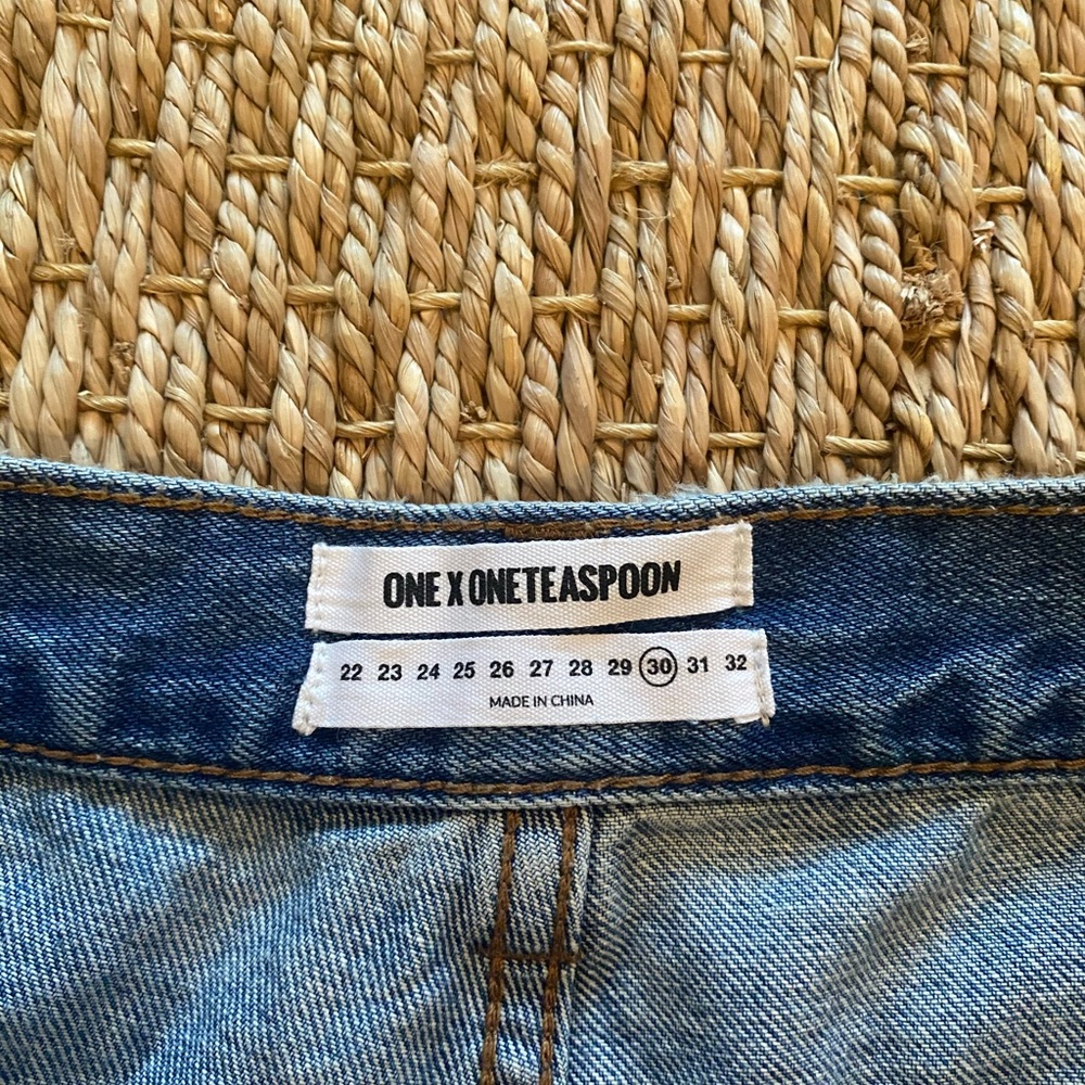 One Teaspoon Bandits Short, Pacifica Blue Denim